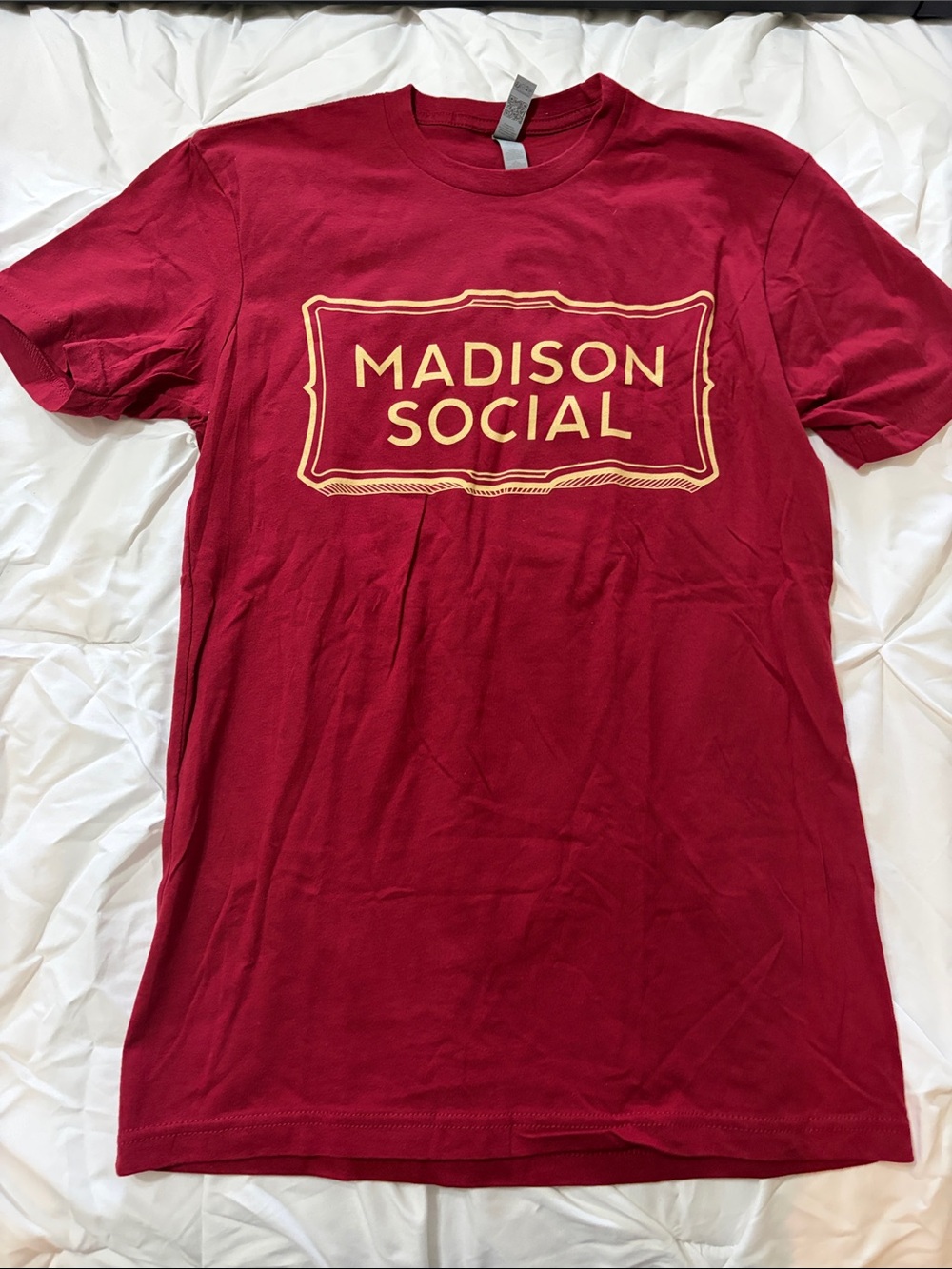 Madison Social Garnet FSU Burgundy Crewneck NWT T-shirt Size Medium